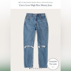Curve love high rise skinny Jean worn 1 time